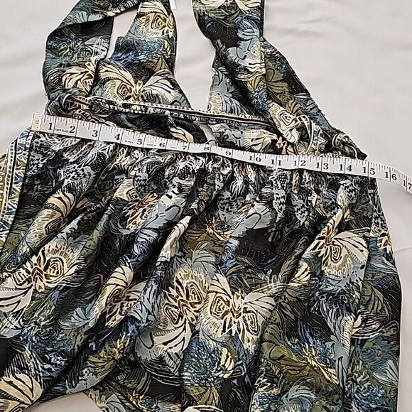 FREE PEOPLE PLUNGING HALTER DRESS, xs - Picture 9 of 11